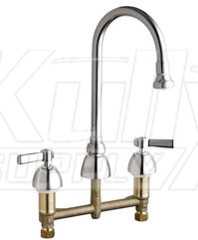 Chicago 786-369ABCP Concealed Hot and Cold Water Sink Faucet
