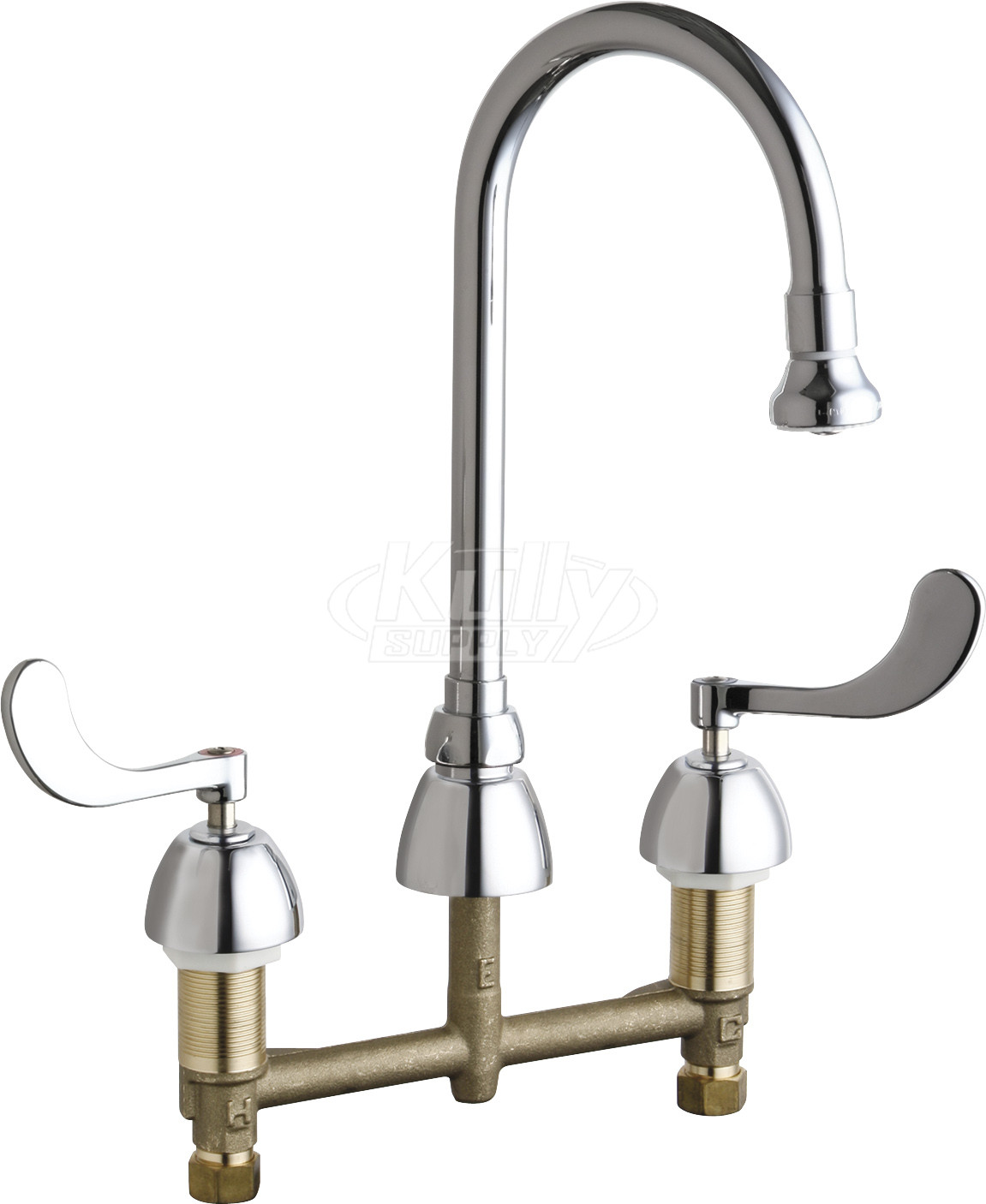 Chicago 786-ABCP Concealed Hot and Cold Water Sink Faucet