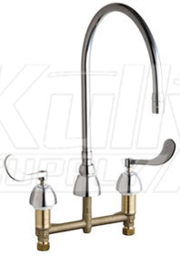 Chicago 786-GN10AE3SWGABCP Concealed Hot and Cold Water Sink Faucet