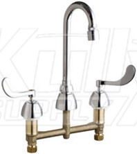Chicago 786-GN1AE29VPABCP Concealed Hot and Cold Water Sink Faucet