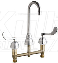 Chicago 786-GN1AE3-245ABCP Concealed Hot and Cold Water Sink Faucet