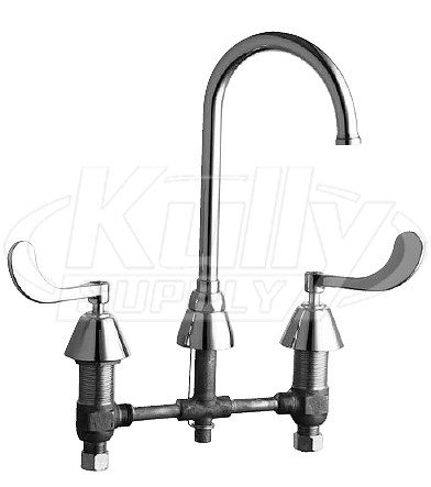 Chicago 786-GN2FCXKABCP E-Cast Concealed Kitchen Sink Faucet