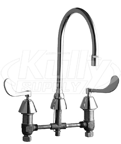 Chicago 786-GN8AE29ABCP E-Cast Concealed Kitchen Sink Faucet