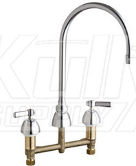 Chicago 786-GN8AE35-369AB Concealed Hot and Cold Water Sink Faucet