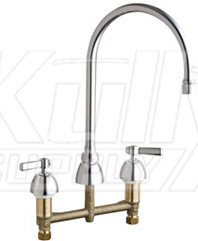 Chicago 786-GN8AE3V369AB Concealed Hot and Cold Water Sink Faucet