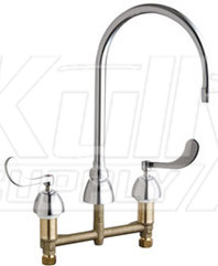 Chicago 786-GN8AFCE3ABCP Concealed Hot and Cold Water Sink Faucet