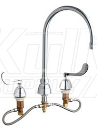 Chicago 786-HGN8AE3-317AB Concealed Hot and Cold Water Sink Faucet