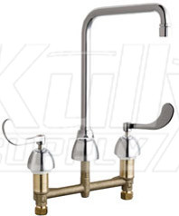 Chicago 786-HR8AE3V317XKAB Concealed Hot and Cold Water Sink Faucet