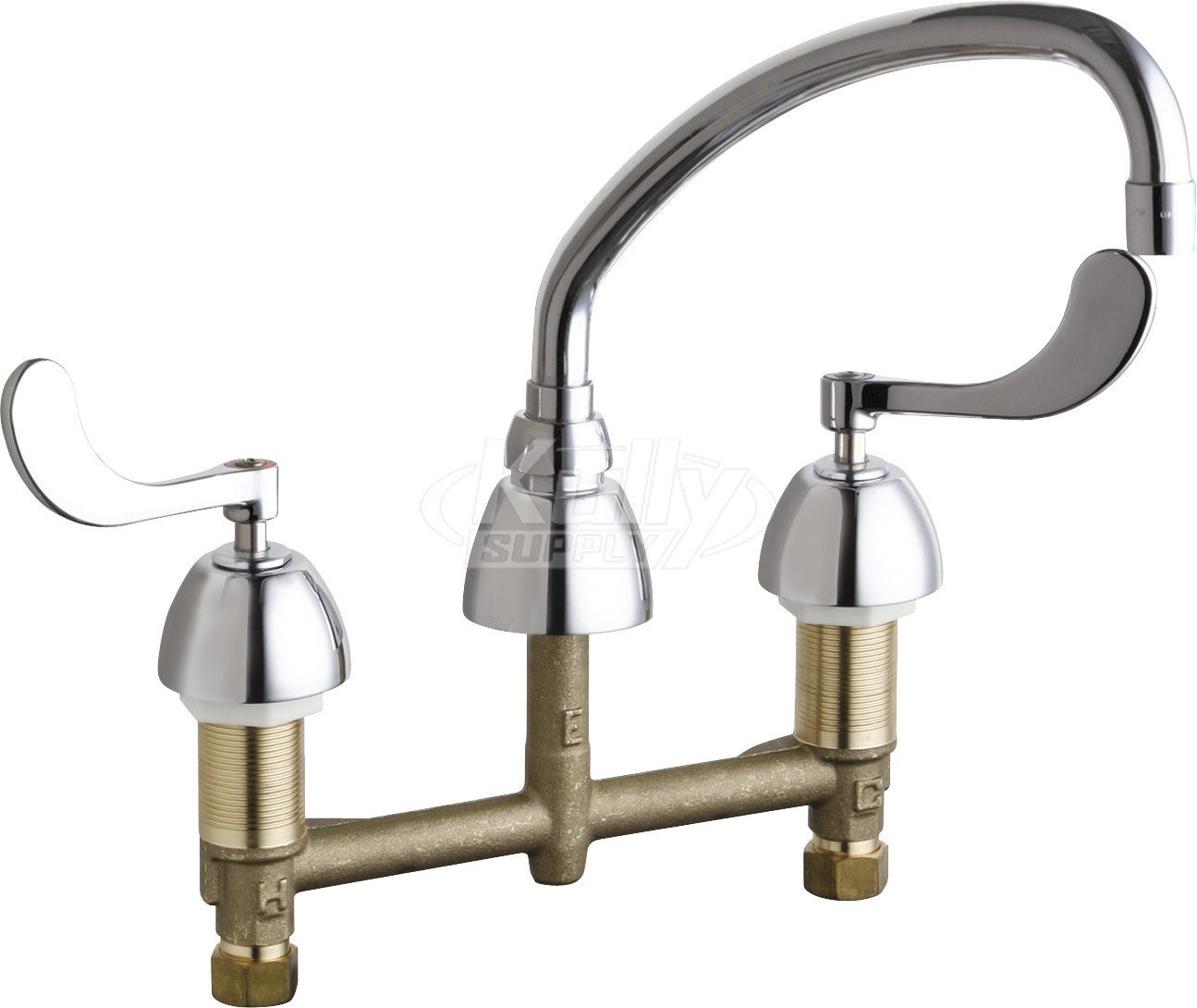Chicago 786-L9E36ABCP Concealed Hot and Cold Water Sink Faucet