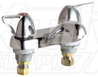 Chicago 802-1000-244ABCP Hot and Cold Water Sink Faucet