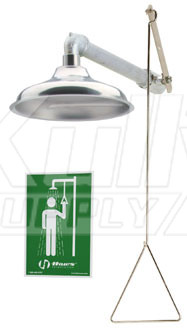 Haws 8123 Drench Shower (with Stainless Steel Showerhead)