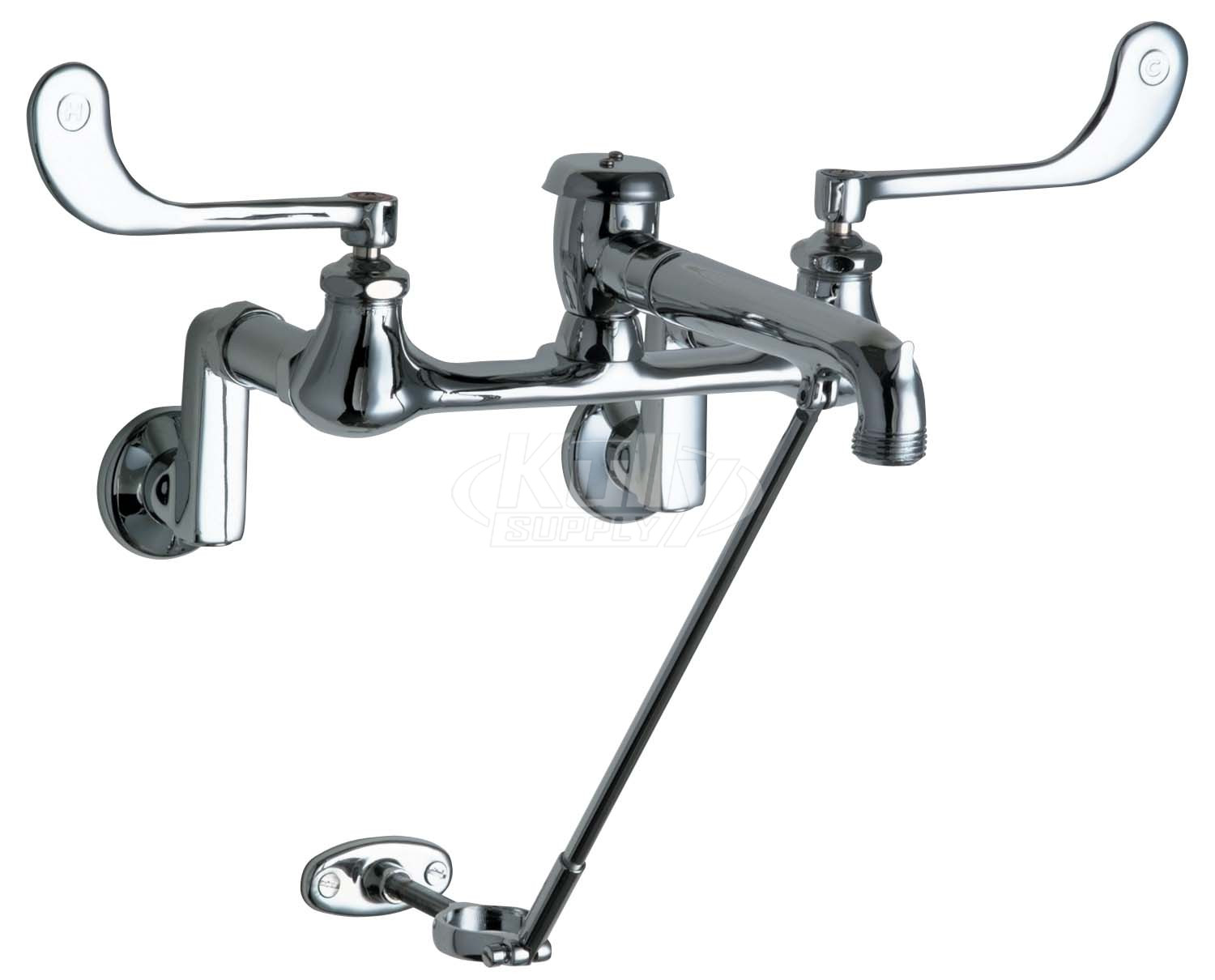 Chicago 814-VBCP Wall Mount Faucet