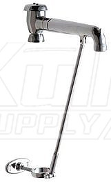 Chicago 815-SVBJKCP Rigid Atmospheric Vacuum Breaker Spout Chrome 