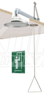 Haws 8169 Recessed Ceiling-Mounted Drench Shower