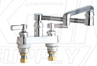 Chicago 891-DJ13ABCP Hot and Cold Water Sink Faucet