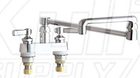 Chicago 891-DJ18ABCP Hot and Cold Water Sink Faucet