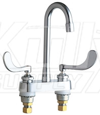 Chicago 895-317RGD1E35ABCP Hot and Cold Water Sink Faucet