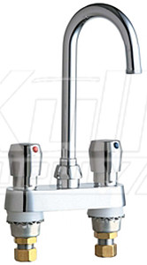 Chicago 895-665GN1AFCABCP Hot and Cold Water Sink Faucet