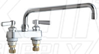 Chicago 895-L12E35ABCP Hot and Cold Water Sink Faucet