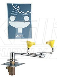 Chicago 9011-NF Swing Forward Deck-Mounted Eye/Face Wash (Discontinued)