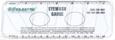 Haws 9015 Plastic Eyewash Gauge (1 Included)