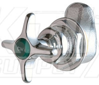 Chicago 914-ABCP Right-Hand 45° Angle Control Valve