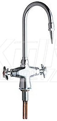 Chicago 929-CP Combo Hot & Cold Water Faucet