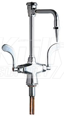 Chicago 930-317CP Combination Hot & Cold Water Fitting