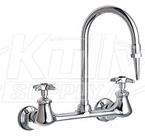 Chicago 942-WSLCP Combo Hot & Cold Water Faucet