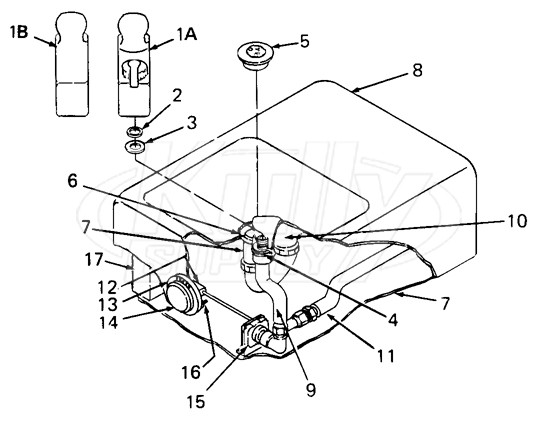 Oasis FLF140 Parts Breakdown