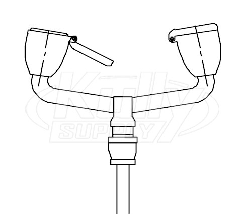 Speakman G05-0735 Eyewash Bullhorn and Sprayhead Assembly (for SE-590)