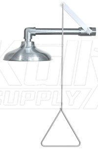 Guardian G1691 Horizontally-Mounted Stainless Steel Drench Shower