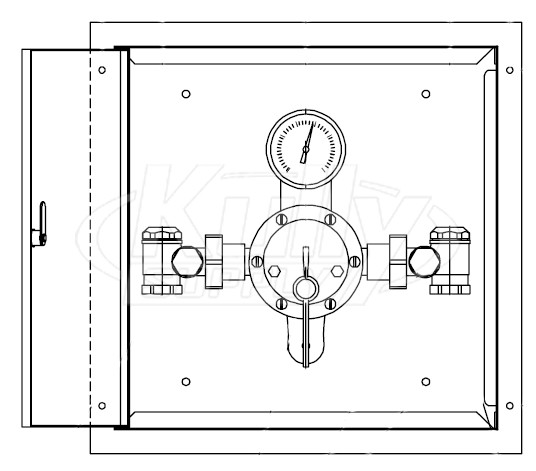 Guardian G3907 Thermostatic Mixing Valve (for Multiple Emergency Showers)