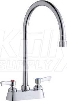 Elkay LK406GN08L2 4" Centerset Deck Mount Faucet