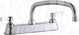 Elkay LK810AT12L2 8" Centerset Deck Mount Faucet