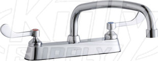 Elkay LK810AT12T4 8" Centerset Deck Mount Faucet