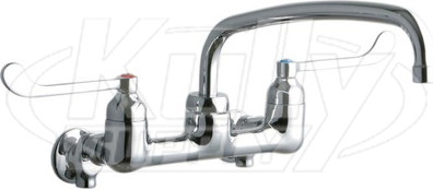 Elkay LK940AT12T6S 8" Centerset Wall Faucet