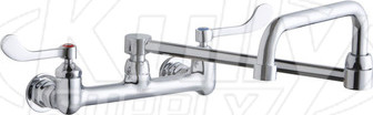 Elkay LK940DS20T4H 8" Centerset Wall Faucet