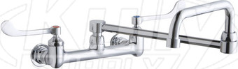 Elkay LK940DS20T6H 8" Centerset Wall Faucet