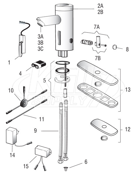 Sloan Optima Lumino Parts Breakdown