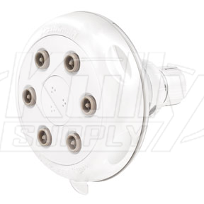 Speakman S-2620-WHT 6 Jet Anystream Euro Showerhead - White