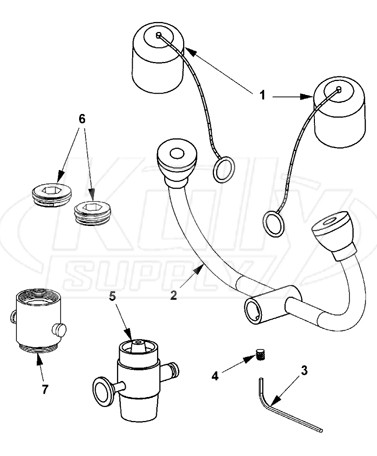 Bradley S19-200B Parts Breakdown