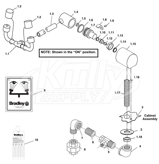 Bradley S19-270HC Parts Breakdown