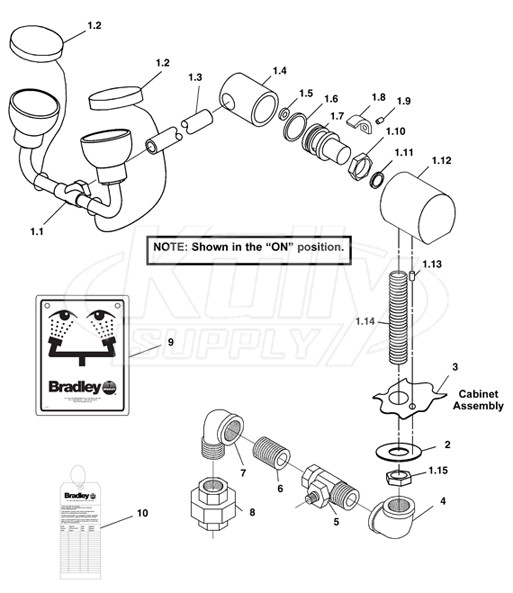 Bradley S19-270JC Parts Breakdown