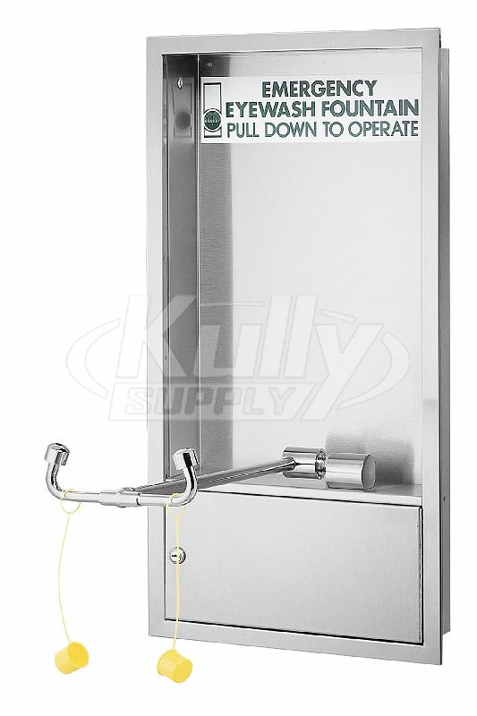 Bradley S19-281 Swing-Down Barrier-Free Cabinet-Mounted Eye/Face Wash