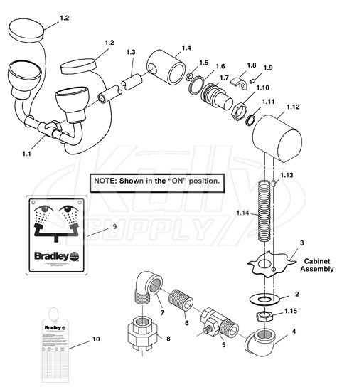 Bradley S19-291 Parts Breakdown