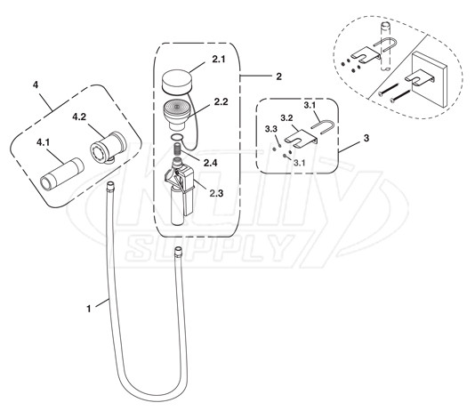 Bradley S19-430SH Parts Breakdown