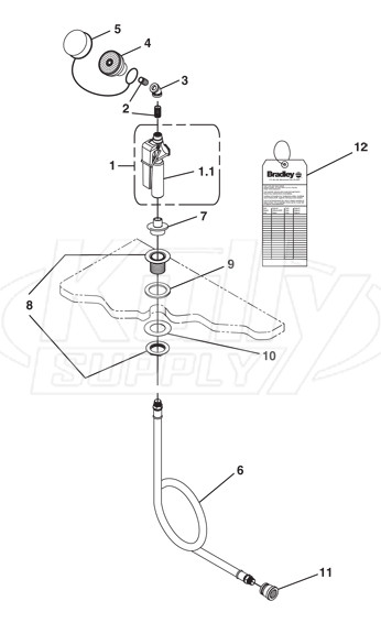 Bradley S19-465 Parts Breakdown