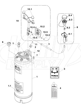 Bradley S19-680 Parts Breakdown