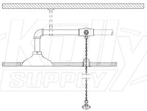 Speakman SE-235 Concealed Ceiling-Mounted Drench Shower (Discontinued)